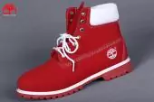 timberland chaussures auth teddy fleece femmes gril red